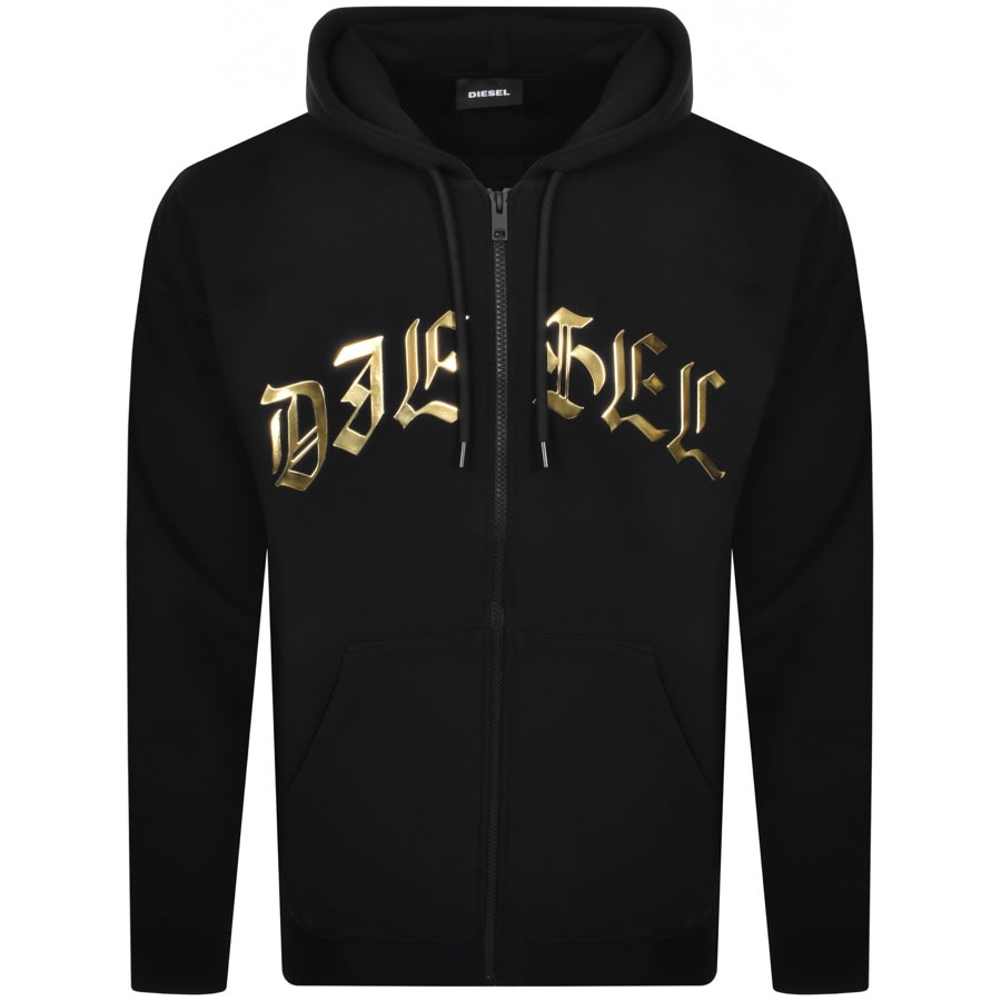 Alternative Image for ProductDiesel S Oxi Zip Hoodie Black1